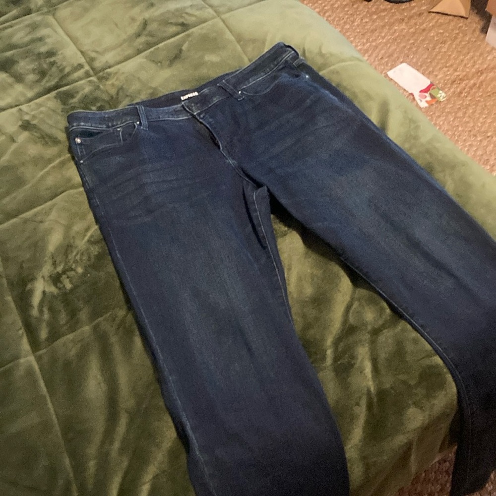 Dark Blue Denim Jeans